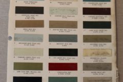 Färgkarta Fairlane, Falcon, Mustang, T-Bird 1967