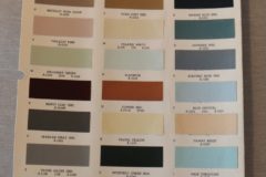 Färgkarta Lincoln 1960