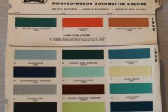 Färgkarta Mercury 1955