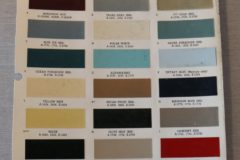 Färgkarta Mercury, Comet 1965