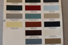 Färgkarta Mercury, Comet 1966