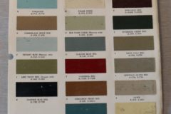 Färgkarta Mercury, Comet, Cougar 1967