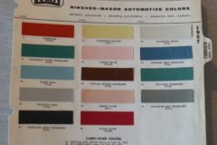 Färgkarta Oldsmobile 1957