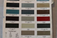 Färgkarta Oldsmobile 1968