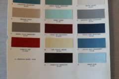 Färgkarta Buick 1961
