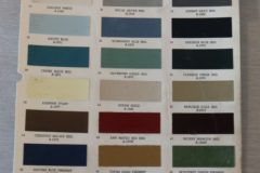 Färgkarta Caddy 1968