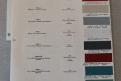 Färgkarta Chevrolet 1961