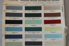 Färgkarta De Soto 1954