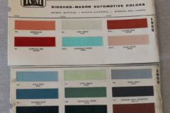 Färgkarta De Soto 1955