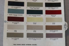 Färgkarta Dart, Coronet, Polara, Monaco 1966