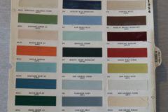 Färgkarta Plymouth 1954