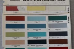 Färgkarta Plymouth 1956