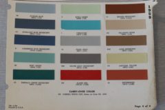 Färgkarta Plymouth 1959