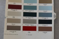 Färgkarta Plymouth, Valiant (Barracuda) 1965