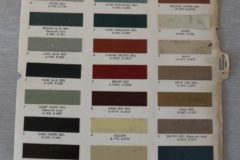 Färgkarta Plymouth, Valiant 1967