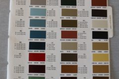 Färgkarta Mopar 1975