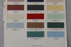 Färgkarta Rambler 1959