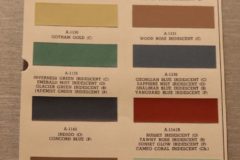 Färgkarta Chevrolet, Pontiac 1959