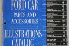 Ford Car Parts and Accessories 1949-1959 Illustrations Katalog