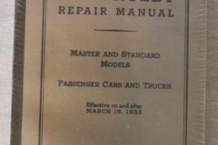 Chevrolet 1933 Repair Manual