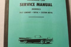 Dodge1957 Coronet - Royal - Custom Royal Service Manual