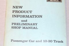 Chevrolet 1972 New Product Information & Shop Manual