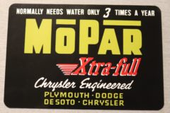 Batteri Dekal 1946-54 Mopar