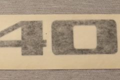 Skärm Dekal "440+6" 1971 Roadrunner