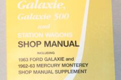 Shop Manual 1962-63 Ford & Mercury