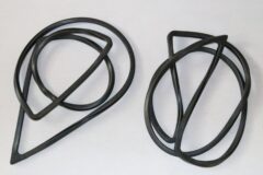 Gummilister sidorutor bak 1961-64 GM 4d STW