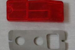 Sidomarkeringsglas Höger Bak  1970 Dodge