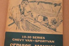 Service Manual 1972 Chevrolet Van