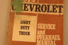 Service Manual Supplement 1975 Chevrolet Truck