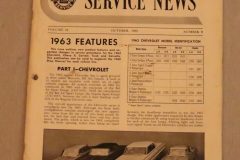 Chevrolet Service News 1963
